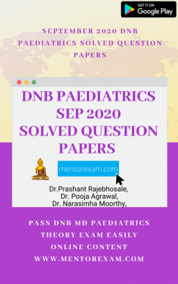 DNB Paediatrics September 2020 Solved Paper