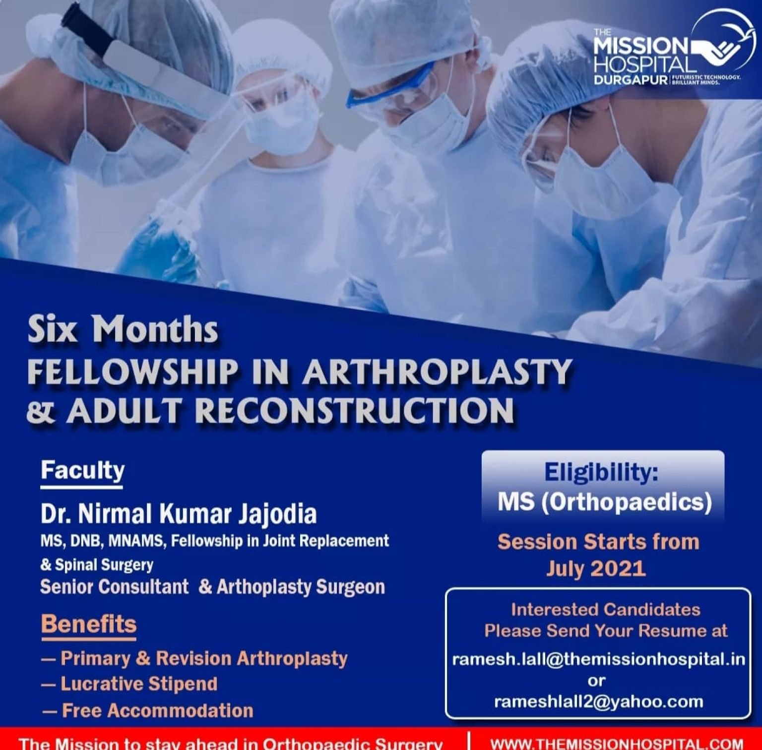 Fellowship In Rheumatology In India Arthroplasty fellowship - Prepguidance